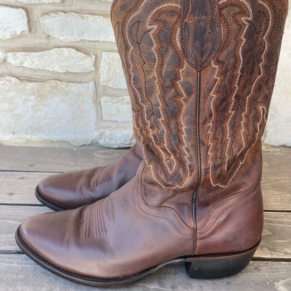 J.B. Dillion Men’s Cowboy Boots size 10D - Picture 5 of 10